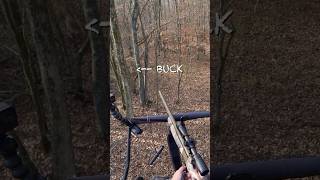 BIG BUCK AT 5 YARDS! #deer #deerhunt