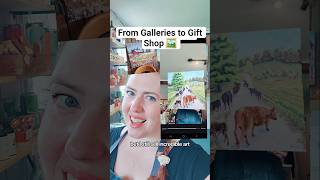 The art world is wild. 🦁 #careerjourney #artworld #artconsultant #giftshop #vermont