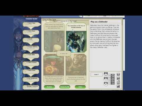 DnD 4e Character Creator Part 2