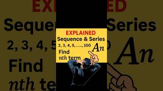 Sequence & Series Concept of Nth term | Find number of terms #shorts #ytshorts #youtubeshorts #fyp