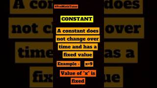 Constant #maths #math #mathslessons#mathslover#ytshortsviral