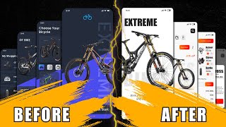 Outdated Bicycle App Gets a Sleek Redesign | UI/UX Transformation