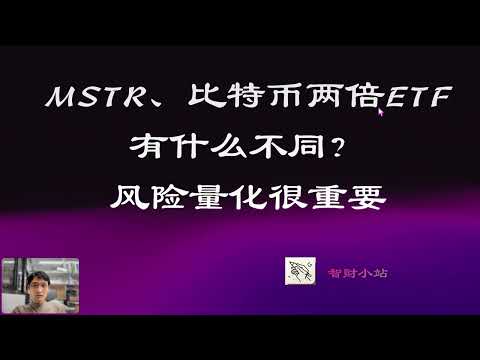 MSTR、比特币两倍ETF有什么不同？风险量化很重要！