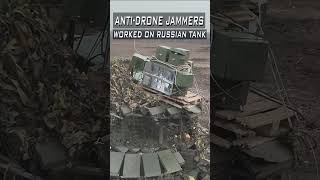 Finally! EW Jammer Worked on Russian Tank | Anti-Drone jammers #militarytechnology #drones