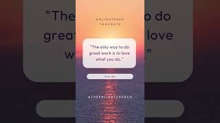 "The only why to go great work.."