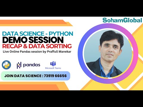 Demo Session 1: Pandas- session recap & data frame sorting