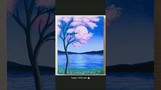#painting #moonlightscenery #art #moonlightnightscenery