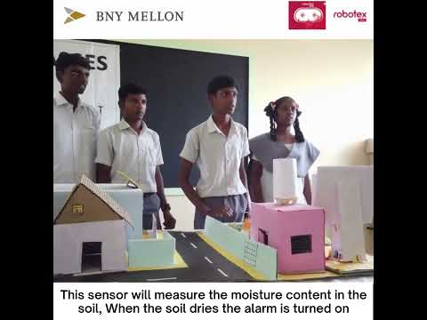Mahakavi Bharathiyar School Project – Moisture Detector Sensor. #RobotexIndia