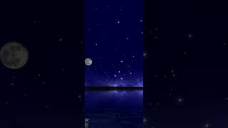 Night Sky | Moving Stars | Moon night