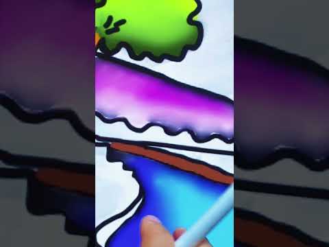 Easy scenery drawing #satisfying #ipad #drawing #scenerydrawing #art