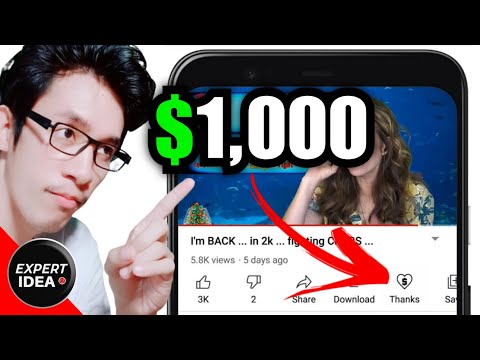 How To Enable and Use Youtube Super Thanks [Youtube New Feature Expansion] Earn More