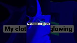 Glow in the dark clothes🤩✨ #shorts #glow #glowing #gloweffect #glowinthedark #clothing #clothes