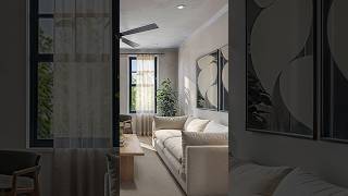 Dreamy spaces brought to life in 3D #3d #archviz #vray #3dsmax #interior  #render #livingroom
