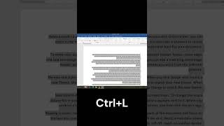How to Align text in MS Word|#msword #msexceltutorials #mswordforbeginners #short #shorts