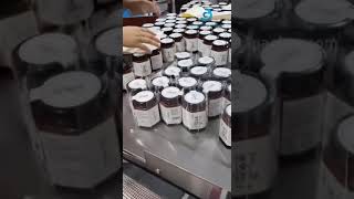 Semi automatic heating bottle sleeve shrinking sealing tunnel machine testing video