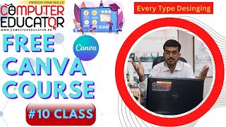 #10thclass Class | Canva Guide for Outstanding Channel Art 🎨 | youtube banner | Computer Educator