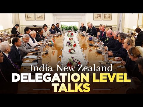 LIVE : PM Modi and PM Luxon of New Zealand hold delegation level talks in Delhi