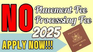 How to Work Abroad with ZERO Fees | No Placement & Processing Fee Agencies 2025