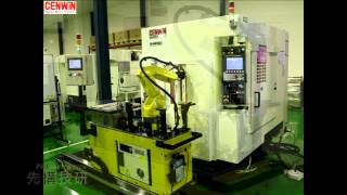 自動化－工具機上下料模組（MT-M001） ：臥式加工機