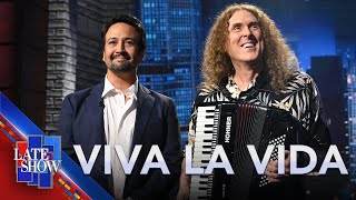 A Coldplay Song Might Cheer Up Stephen's Audience (feat. Weird Al Yankovic And Lin-Manuel Miranda)
