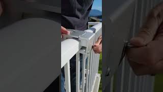 Installation with thick pad- showing front gap