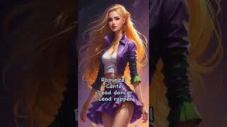 Making a Kpop girl group with disney princesses #ai #kpop #disney #aipictures
