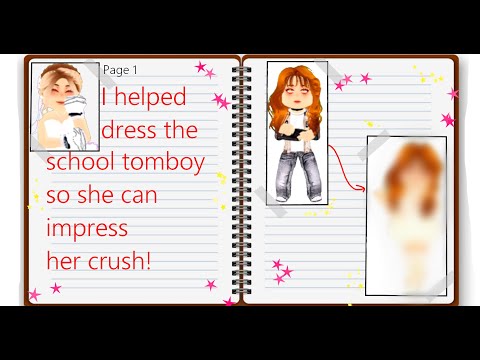 I helped the tomboy impress her crush! (Royal high roleplay)