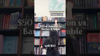 Spending $50 at Amazon v. Barnes & Noble