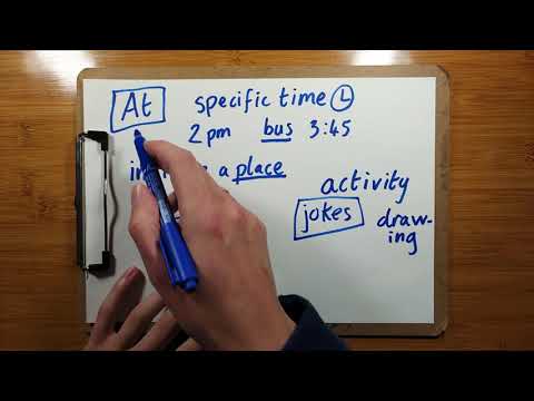 At - Prepositions - English Grammar