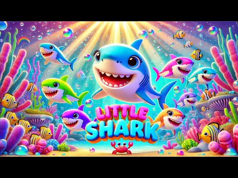 Little Shark - Fun & Catchy Kids Song | 3D Animated Shark Adventure