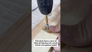 Tips and Trik | merapikan kabel #ideunik #lifehacks #shorts