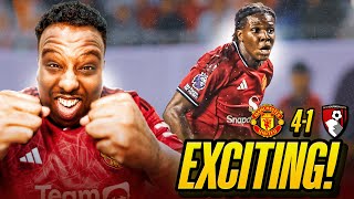4 GOALS! Are You MAD?! | Dorgu AMAZING! Manchester United 4-1 Bournemouth | Saeed Reaction