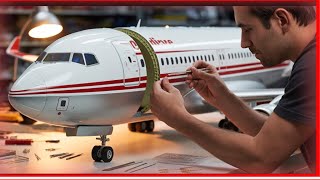 Man Builds a Giant RC HONDA JET AH-420 full composite | Start to Finish Project by @RamyRC