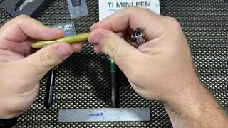 Big Idea Design Ti Mini Pen: Unboxing and Size Comparison