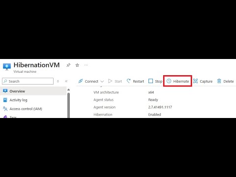 Introducing Azure VM Hibernation