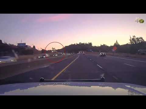 Dash Cam video of I80 power line crash 💥