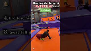 Ranking the funniest Trampoline fails #funny #trampoline #fail