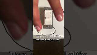 How to Wire a Fan and Light Dimmer Switch #diy #electrical #device #homeautomation #wiring #demo