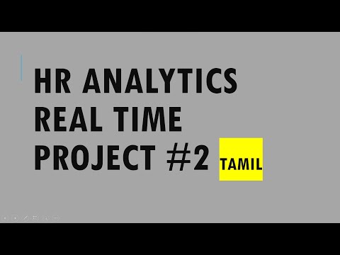 HR Analytics Real time Project - Tamil #machinelearning #randomforest