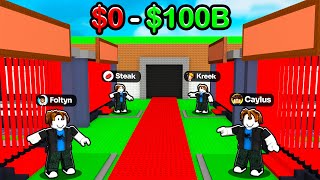 $0 - $100 Million In Steal a Brainrot w/ Kreek, Foltyn, Steak