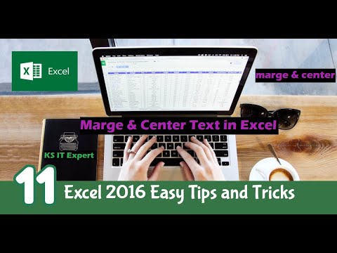 How to marge and center cells | Marge and Center in Excel | Excel Tricks