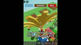 OP Sprinkler Method + Burning Bud 🤑 #growagarden 