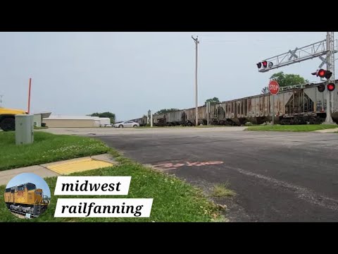 WSOR train in milton WI [part 2] 7/23/2024 #railfanning #trainspotting