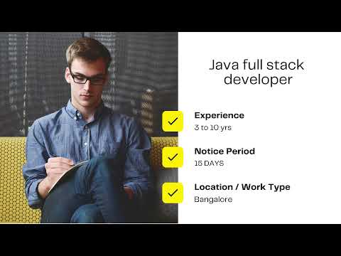 We are Hiring Java full stack developer #java #javadeveloper #springboot