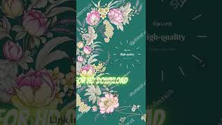 An amazing #floralcomposition for creating new #apparel design. #illustration