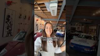 coolest coffee shop in Miami 😍 #vlog #coffeedate #coffeevlog #miami #shorts #foodie #miamicoffee