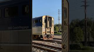 AMTRAK CAB CAR #6905 Passing By Los Nietos Crossing!