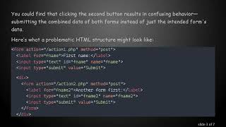 Avoiding Nested Forms: A Simple Solution for HTML Form Submission