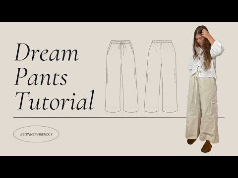 Lane Pants Sewing Tutorial | Beginner Pattern | Sew A Long | Cargo Pants