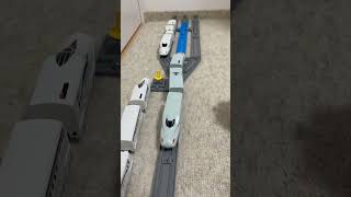 Plarail, a Japanese bullet train toy.#プラレール #新幹線 #toys #n700a